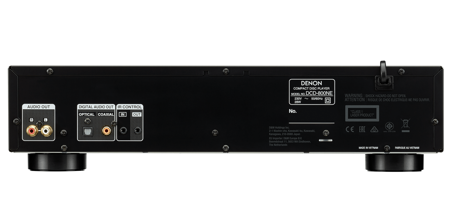 Denon DCD 800 Rear