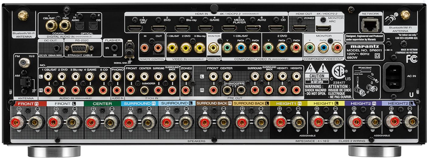 Marantz Sr6011 Rear