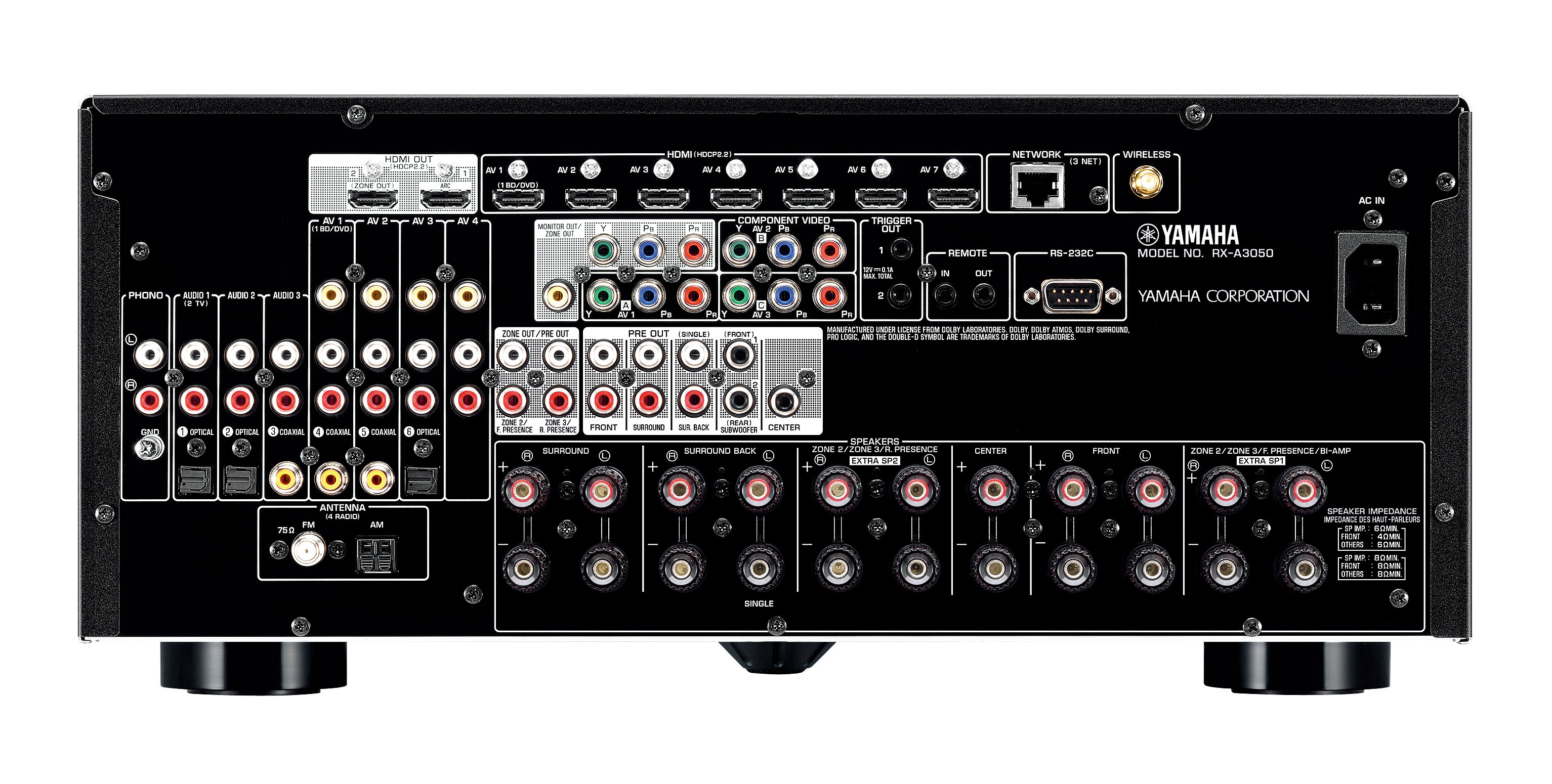 Yamaha RX A3050 Aventage Home Theatre Receiver DISCONTINUED NO LONGER 