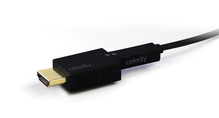 Celerity DFO-160P HDMI over fibre optic cable. 48.7 metres