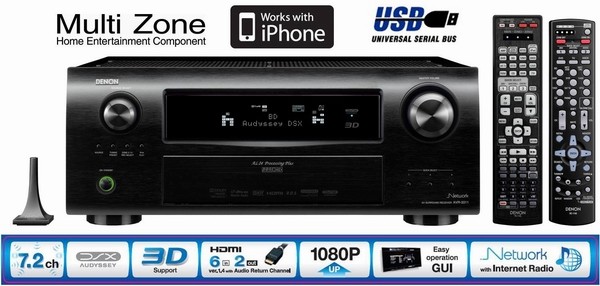 DENON AVR3311 - 7.2 Network AV Receiver