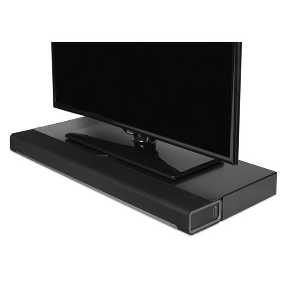 Flexson TV Stand for SONOS PLAYBAR Black Speakers at Vision Hifi