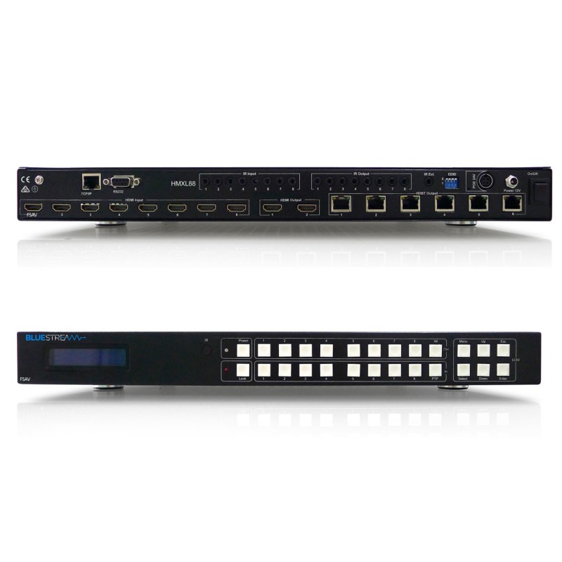 BlueStream HMXL88-V2 8 x 8 HD BaseT matrix switcher (availability - TBC)