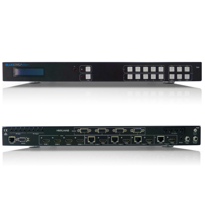 BlueStream HMXL44CS-KIT 4 x 4 HD BaseT matrix switcher (availability - TBC)