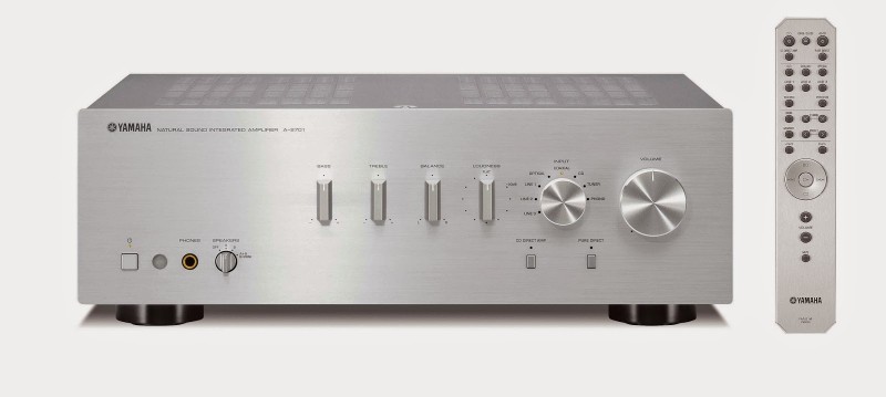 Yamaha A-S701 stereo amplifier (silver only) 1 only - DISCONTINUED NO LONGER AVAILABLE