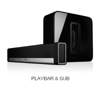 SONOS THEATRE 3.1 + PLAYBAR WALL BRACKET