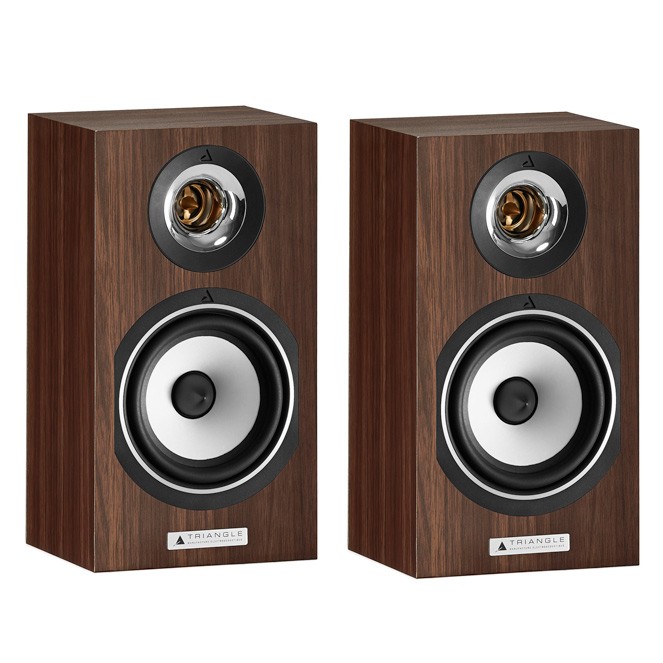 Triangle Esprit EZ Heyda bookshelf or on-wall speakers (walnut)