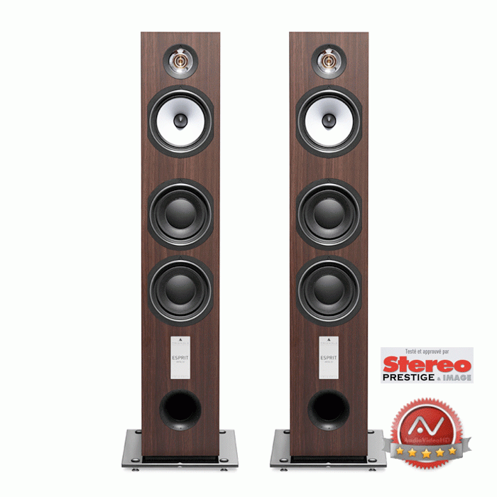 Triangle Esprit EZ Gaia floor stand speakers (walnut)