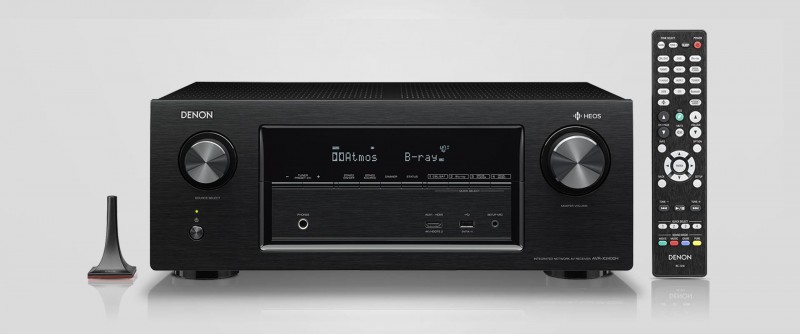 Denon AVR-X2400H 7.2 channel A/V home theatre receiver with HEOS