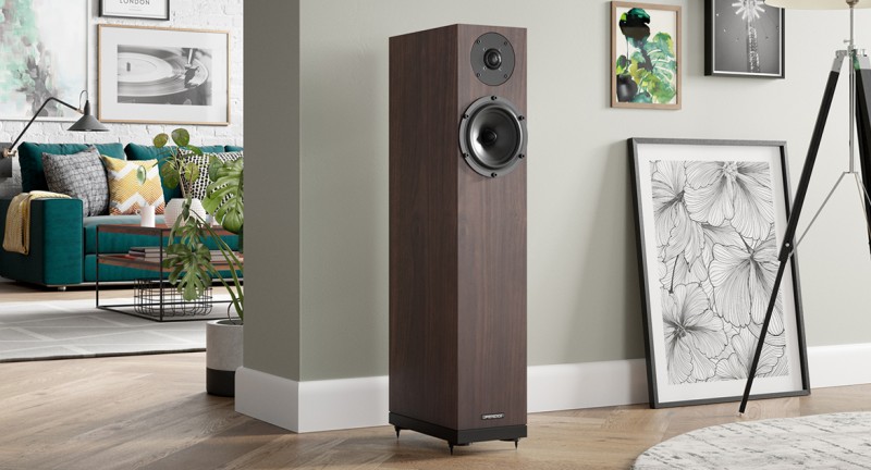 Spendor A7 Floor Stand Speaker Pair (walnut)