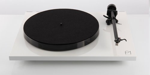 Rega Planar 1 Turntable - White - One Only Ex Display (superficial scratches to lid)