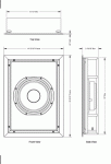 Triad - In-wall SlimSub 4