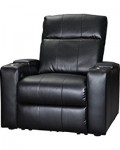 Prestige single seat electric leather recliner