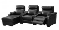 Cogworks Seating - Dorne 3906D 2 Arm Leather motorised recliner
