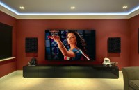 Screen Excellence SLIM HD90 A.T. - Fixed Flat Acoustically Transparent Projection Screen 103" 16:9 